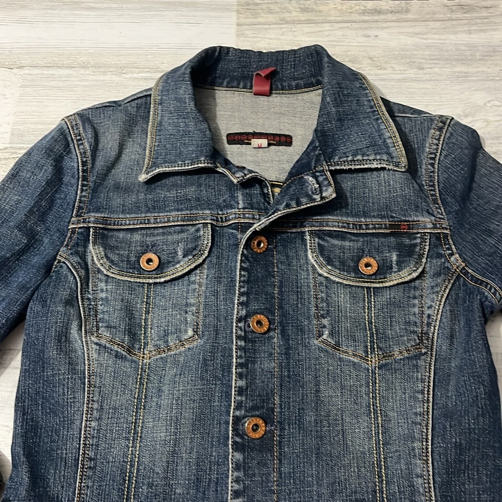 AG Adriano Goldschmied the Alamo Denim Jacket Size Medium - Picture 5 of 13